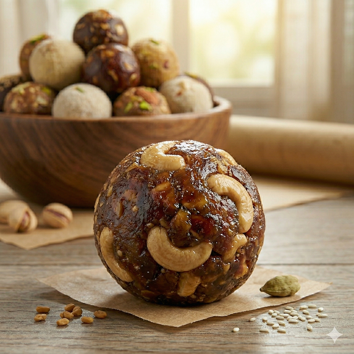 Artisanal Dates and Nuts Laddoo