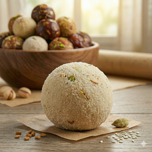 Artisanal Semolina (Rava) Ladoo